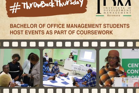 Throwback thursday Bachelor of Office Management WEBSITE