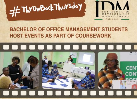 Throwback thursday Bachelor of Office Management WEBSITE